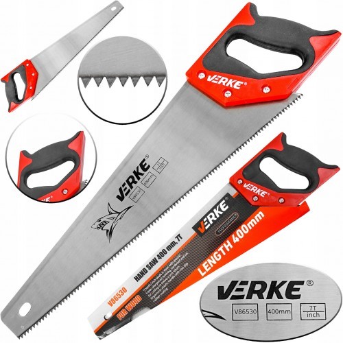 VERKE PIŁA RĘCZNA PŁATNICA DO DREWNA PIŁKA 400mm VERKE V86530