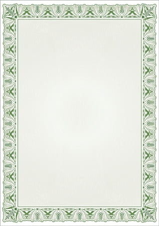 Galeria Papieru Dyplom CYPRYS - opk 20 szt A4 - 250g/m2 dyplomy ozdobne