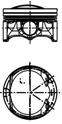 KOLBENSCHMIDT Tłok KOLBENSCHMIDT 40251600