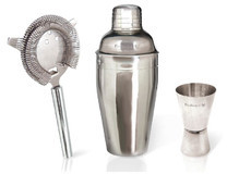 Vin Bouquet Zestaw barmański - shaker, miarka, sitko Vin Bouquet FIK 029 SET