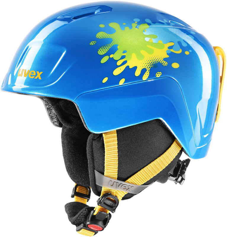 Uvex Heyya Helmet Kids, niebieski/żółty 51-55cm 2021 Kaski narciarskie S5662524003