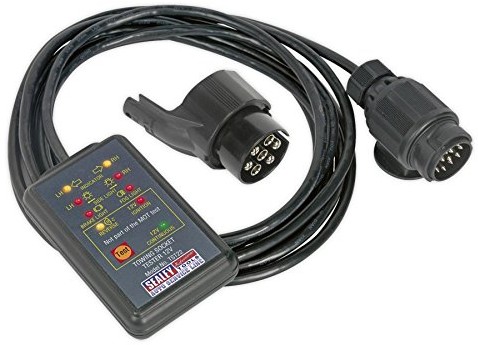 Sealey TST22 tester do 13-biegunowych gniazd haka holowniczego, 12 V TST22