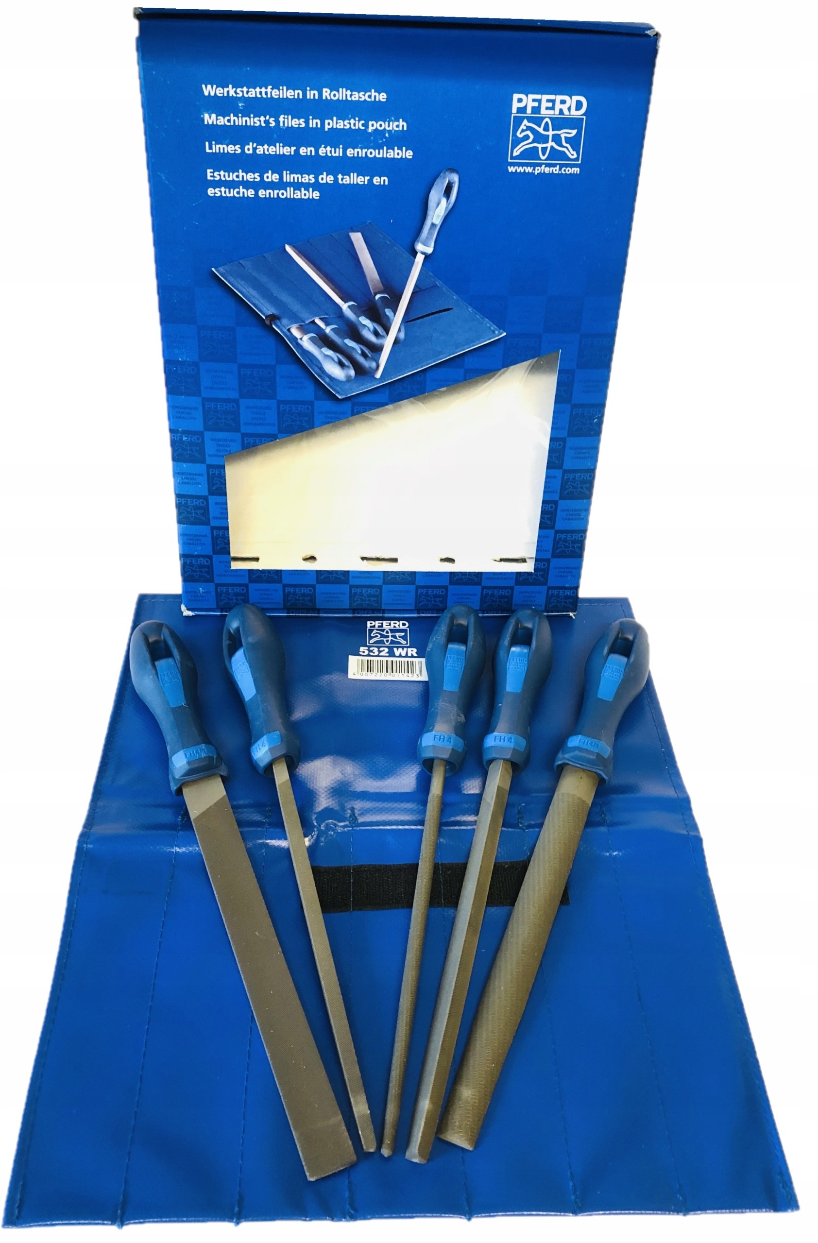 PFERD Pilnik ślusarskie zestaw 5 szt 200 mm