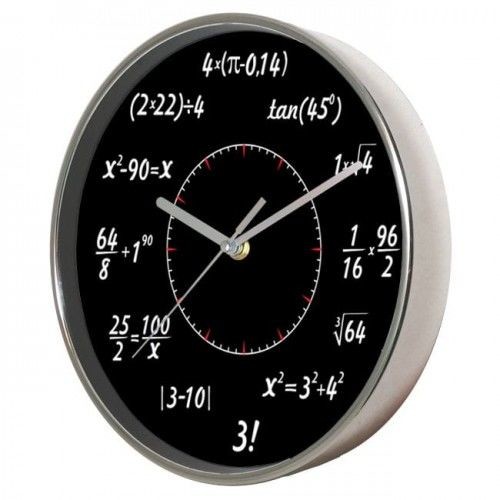 Atrix Zegar chromowany matematyka #4B ATE2019M4B