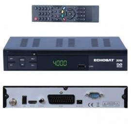 Echosat Odbiornik HD cyfrowych satelitarnych (DVB-S/DVB-S2, HDMI, SCART) echosat 20700 FTA kanał  idealnie Astra, Hotbird, nilesat Supply, tuerksat... 20700