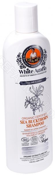 Eurobio Lab Babuszka Agafia White Agafia szampon rokitnikowy do włosów 280 ml