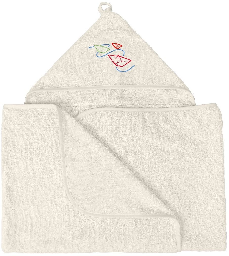 BabyMatex Multitex Maxi Junior, Kąpielowe okrycie niemowlęce, 70x140 cm, Ecru