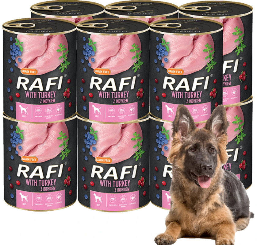 Dolina Noteci (RAFI) Rafi Adult INDYK Zestaw 12 x 800g  od 95zł +DO 3% ZWROTU W PROGRAMIE LOJALNOŚCIOWYM ZEST-RAFI-800-IND-12