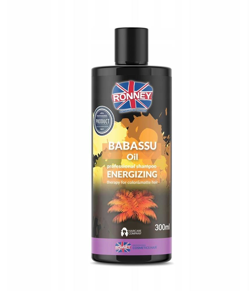 Ronney Babassu Oil Professional Shampoo Energizing energetyzujący szampon do włosów farbowanych 300ml 109616-uniw