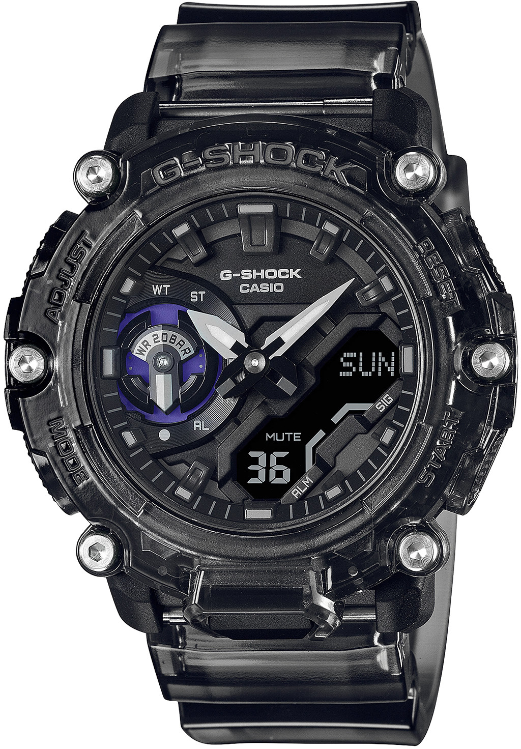 G-Shock Zegarek GA-2200SKL-8AER Sound Wave Series -