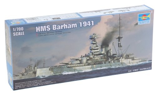 Trumpeter 05798 1/700 HMS barham statek 1941