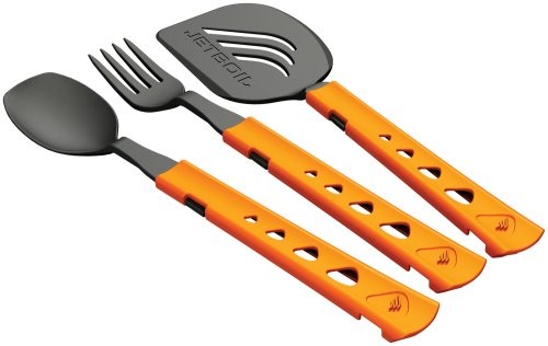 Jetboil Wielofunkcyjna zestaw sztućców Utensil Set, wielokolorowa, jeden rozmiar UTNSFS-EU_Orange and Grey_One Size