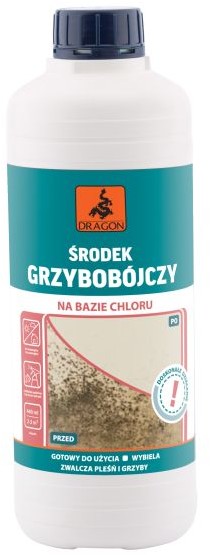 Zdjęcia - Grunt Dragon Środek grzybobójczy na bazie chloru 1 l 