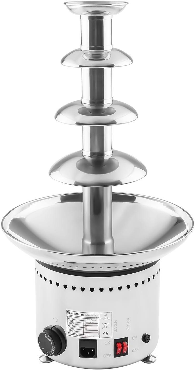 Royal Catering Fontanna czekoladowa - 4 piętra - 6 kg RCCF-230W RCCF-230W