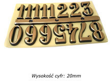 Atrix Komplet plastikowych cyfr arabskich 20mm