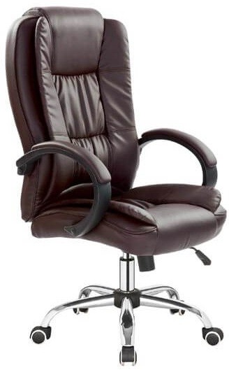 RELAX fotel gabinetowy ciemny brąz