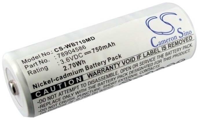 Cameron Sino Welch-Allyn 78904586 750mAh 2.70Wh Ni-Cd 3.6V Cameron Sino)