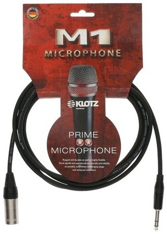 Klotz Klotz M1MS1K0500 kabel xlr męski na jack stereo 5m