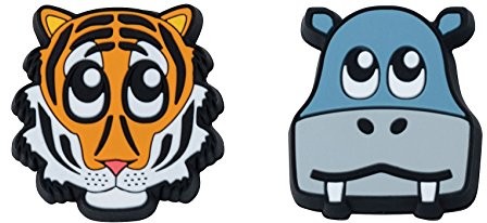 Gamma Rakieta do gamma akcesoria Zoo DAMP podwójny amortyzator Hippo Tiger Vibration, wielokolorowa, S AGZD-Hi ti