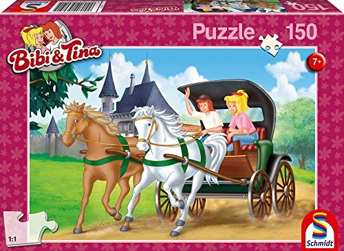 Schmidt Spiele 56051 - puzzle - jeździe tutaj, 150 części