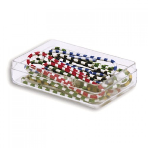 E&D PLASTIC Spinacz Plastic zebra 50mm (12) 6764