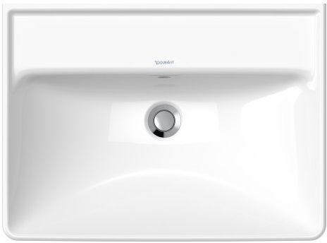 Duravit D-Neo Umywalka wisząca 60x44 cm bez otworu na baterię biała Alpin 2366600060