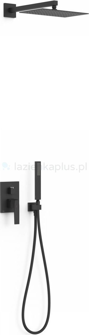 Tres Study Exclusive zestaw podtynkowy czarny 20228004NM