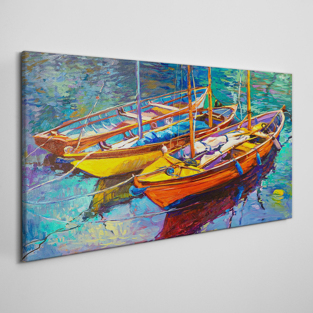 PL Coloray Obraz Canvas Abstrakcja Jezioro Morze woda 100x50cm