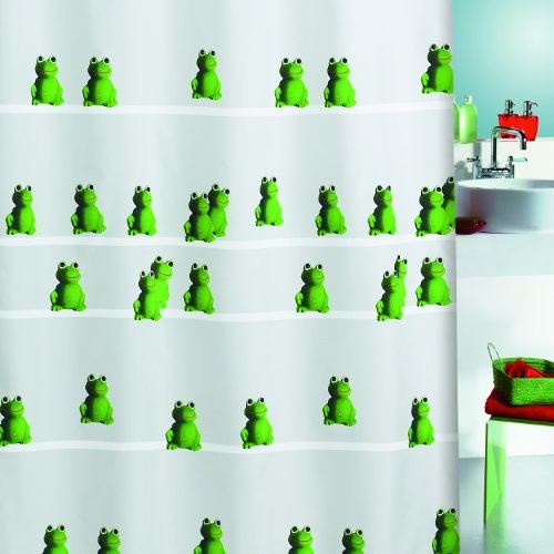 Spirella zasłona prysznicowa, z materiału, różne wzory 10.10643