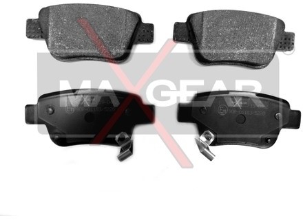 MaxGear Zestaw klocków hamulcowych, hamulce tarczowe 19-0462