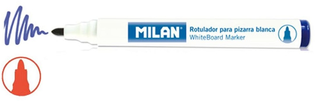 Milan Milan, markery do tablic, czerwone, 12 sztuk