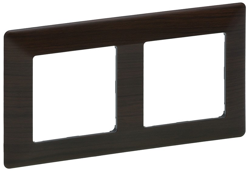 Legrand Legrand 754172 - Ramka dla przełączników VALENA LIFE 2P ciemne drewno