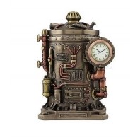 Veronese STEAMPUNK TAJEMNICZA SZKATUŁKA ZEGAR (WU77183A4)