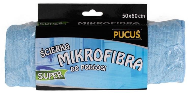 Pucuś Ścierka podłogowa mikrofibra niebieska