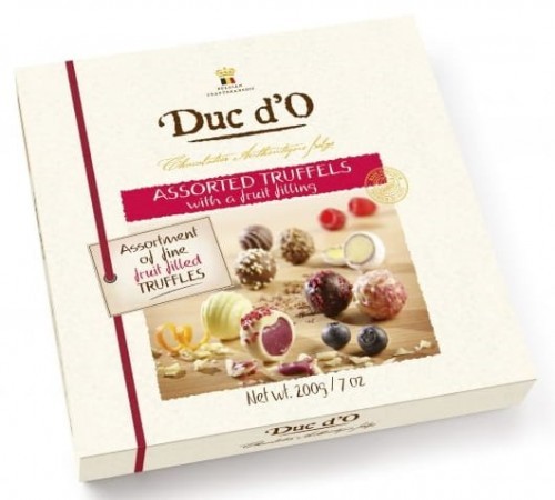 Duc d'O Bombonierka Assorted Truffels Fruit Cream Duc d'O 200g C4B1-188EC