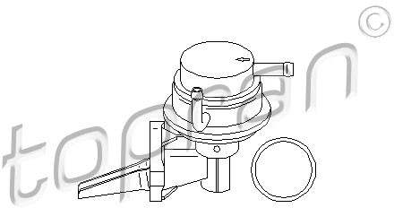 TOPRAN Pompa paliwa 100 219
