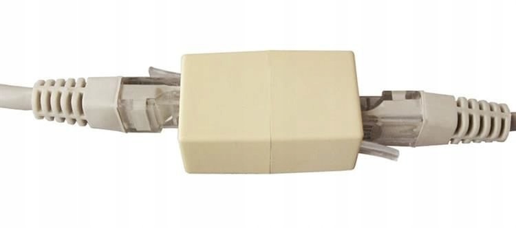 Złącze adapter Łącznik wtyku RJ45
