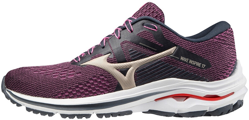 Mizuno Wave Inspire 17 Shoes Women, india ink/platinum gold/ignition red UK 4,5 | EU 37 2021 Buty szosowe J1GD214442-37