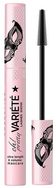 Eveline Cosmetics Cosmetics Variete Lashes Show Oh Pretty Tusz do rzęs wydłużający i zwiększający objętość 10ml 65380-uniw