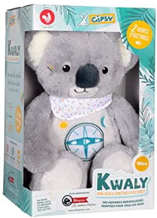 Gipsy GIPSY TOYS - Interaktywny pluszak - Kwaly Koala gawędziarz historii - 2 godziny wspaniałych opowieści dla dzieci w wieku od 2 do 8 lat. 056071