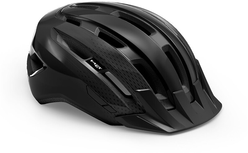 MET Downtown MIPS Helmet, black glossy M/L | 58-61cm 2021 Kaski miejskie i trekkingowe 57003301