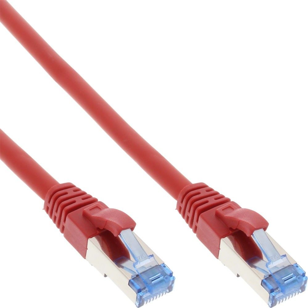 InLine Patch Cable S FTP PiMf Cat.6A 500MHz Halogen Free Copper Red 15m 76815R 76815R