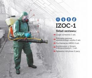 Oxy Line Indywidualny zestaw ochrony chemicznej OPRYSK IZOC-1 IZOC-1