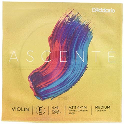 DAddario A311 4/4M średni naprężenie Ascenté skrzypce E, skala 4/4 A311 4/4M