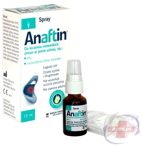 Anaftin Spray na afty 15ml