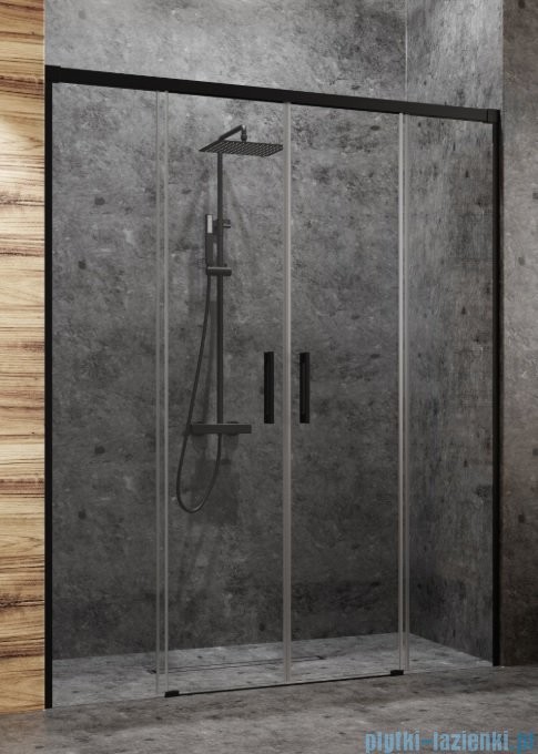 Radaway Idea Black Dwd drzwi wnękowe 140cm szkło przejrzyste 387124-54-01 |