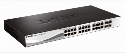 D-Link 24 10/100/1000 Base-T port with 4 x 1000Base-T /SFP ports DGS-1210-28