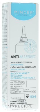 Mincer Pharma Pharma Przeciwstarzeniowy krem do okolic oczu - Pharma Anti Allergic 1104 Eye Cream Przeciwstarzeniowy krem do okolic oczu - Pharma Anti Allergic 1104 Eye Cream