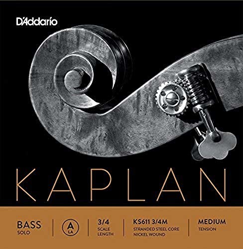 D'Addario D'Addario Kaplan Solo podwójny bas A String, skala 3/4, średnie napięcie KS611 3/4M