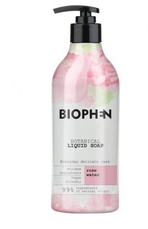 BIOpha Organic Mydło w płynie Biophen Botanical 400 ml Rose Butelka z pompką | DARMOWA DOSTAWA OD 59 zł NN-KBI-I400-001